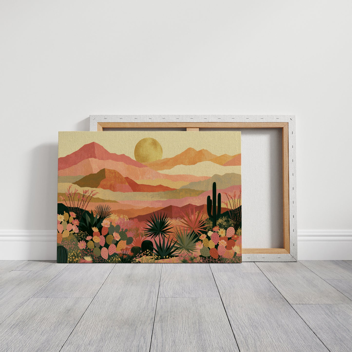 Desert Bloom at Golden Hour