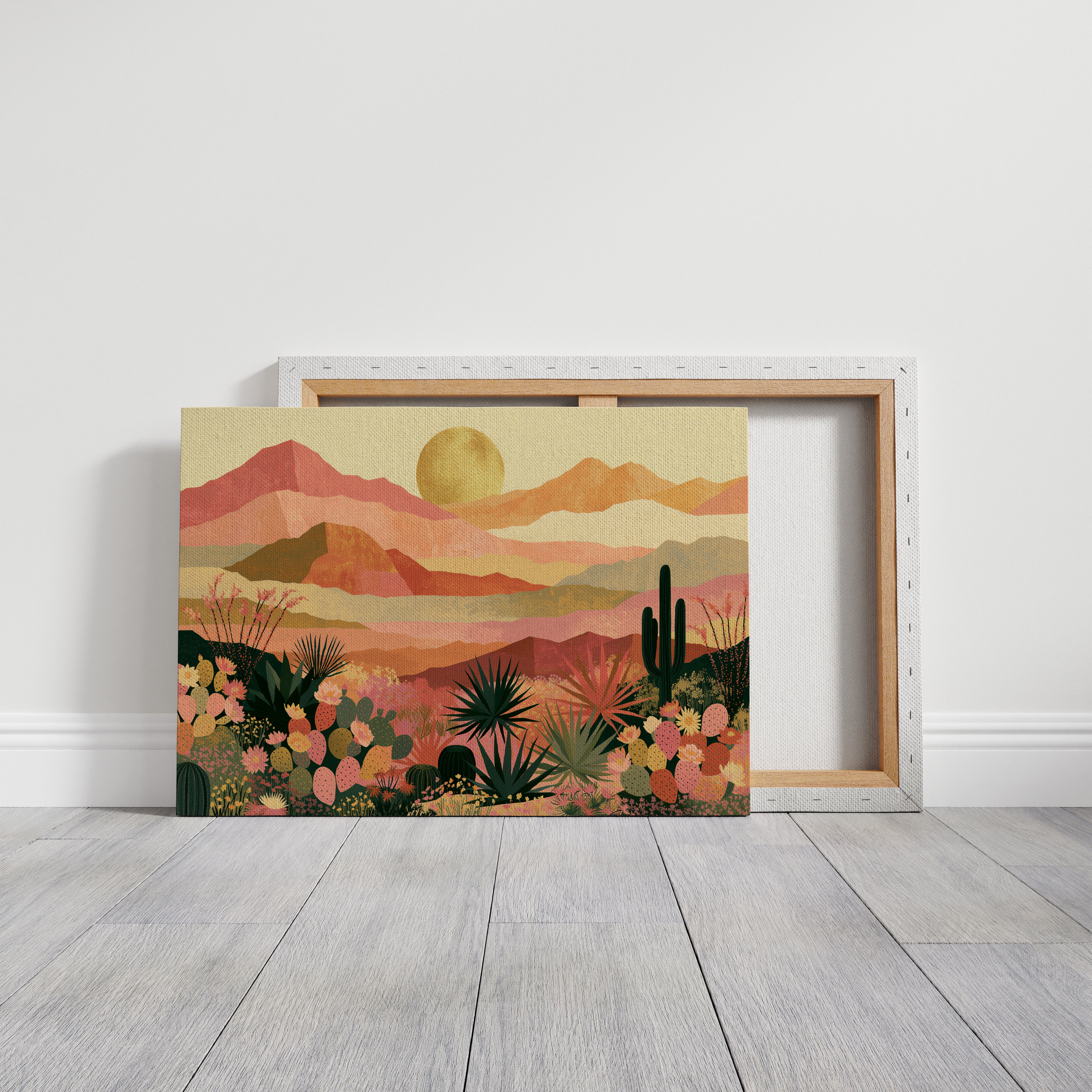 Desert Bloom at Golden Hour