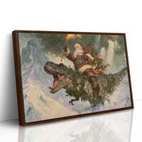 Torchbearer on a T-Rex
