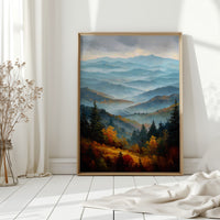 Autumn Peaks Paint The Morning Blue