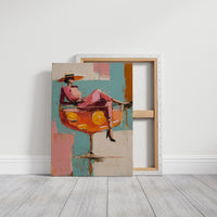 Citrus Hour With Wide-Brimmed Hat