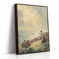 Sunlit Gathering On Hillside Heights
