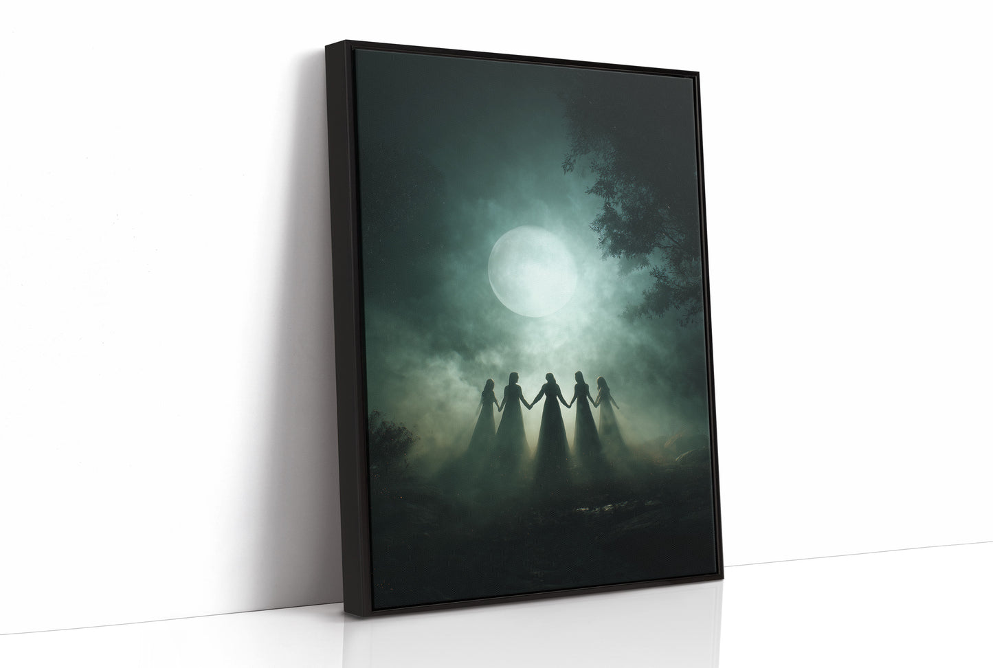 Moonlit Circle Of Ancient Ritual