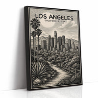 Los Angeles in Woodcut