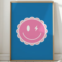 Pink Lightning Winks At Summer Sky