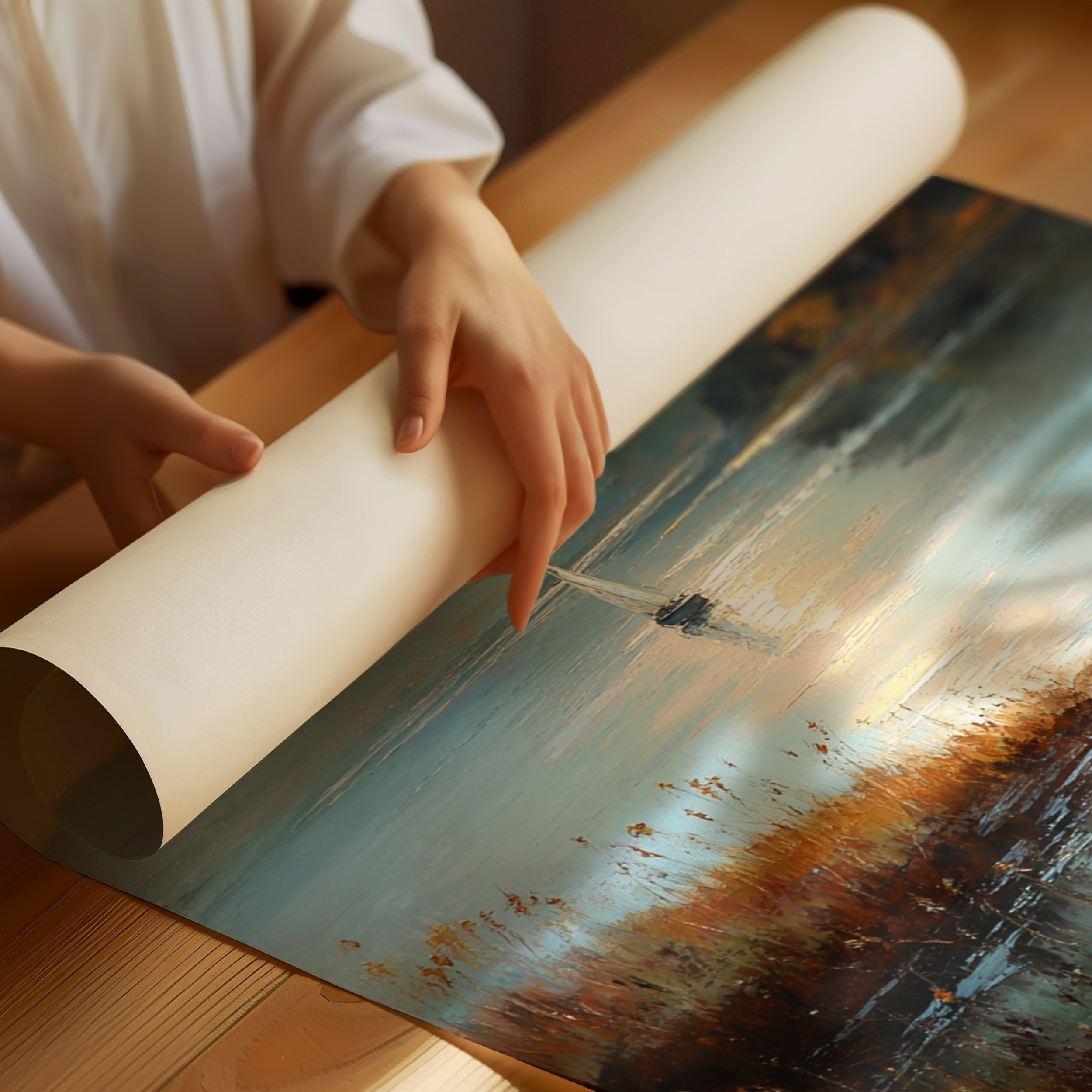 Sailing Through Morning's Embrace
