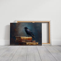 Raven's Perch Among Forgotten Tomes