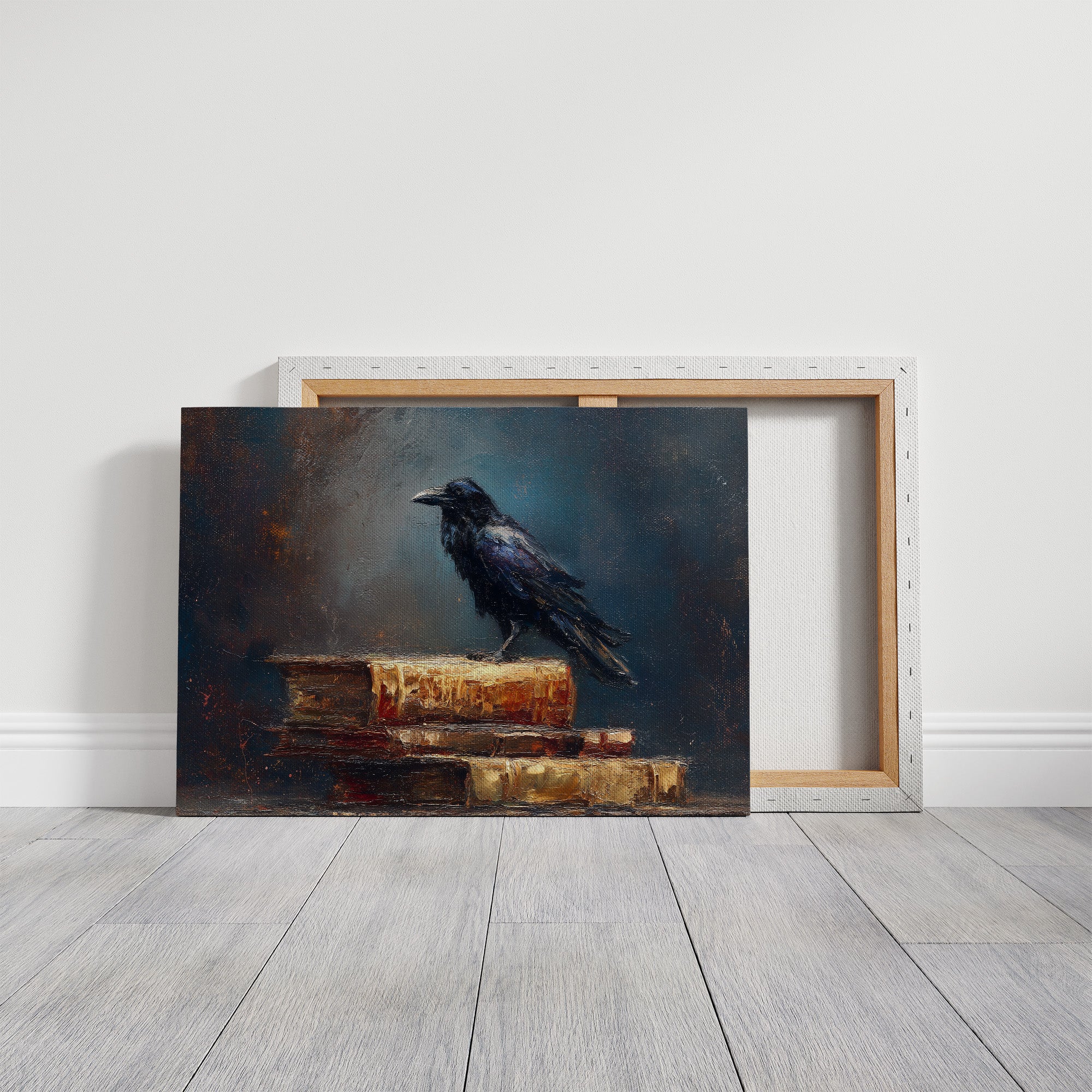 Raven's Perch Among Forgotten Tomes