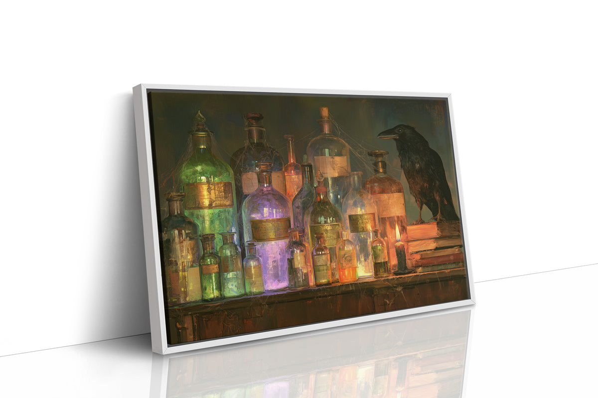 Apothecary Shelf Raven Watch
