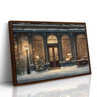 Winter Tales Behind Glowing Windows