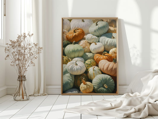 Autumn's Palette In Pumpkin Poetry