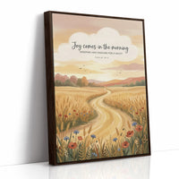 Joy Comes in the Morning: Harvest Scripture Print