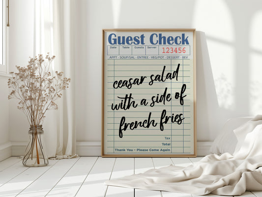Lunch Orders Write Love Letters