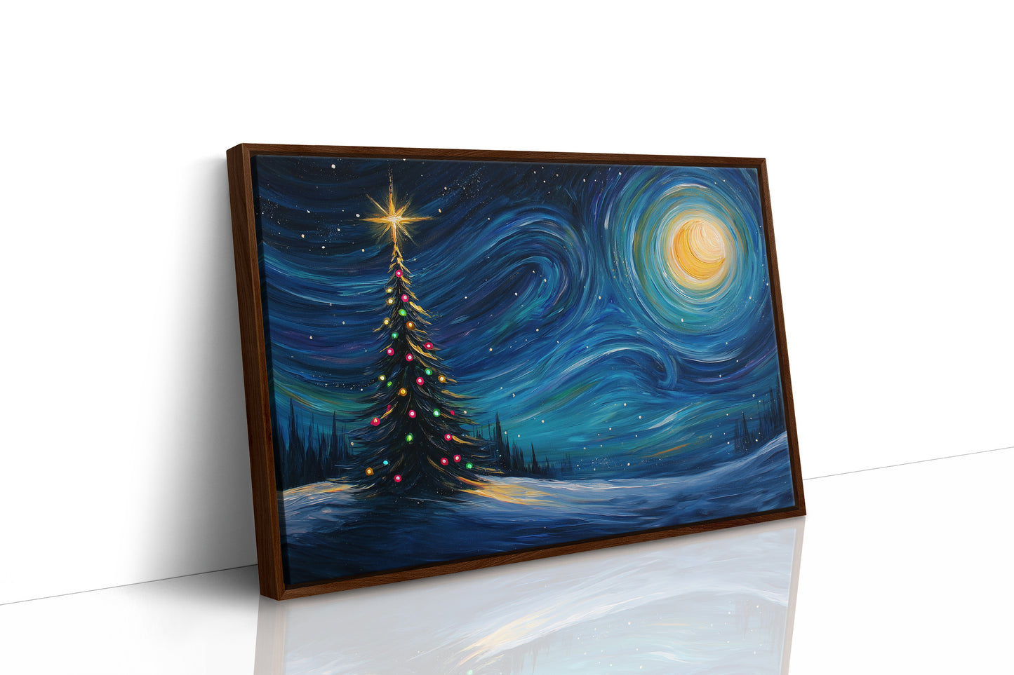 Starlit Pine Dances With Moon