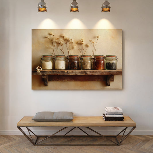 Treasures of the Rustic Shelf