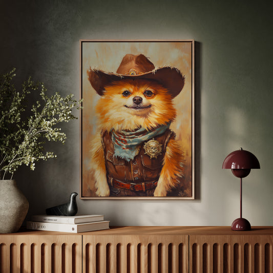 Pomeranian Wild West Deputy