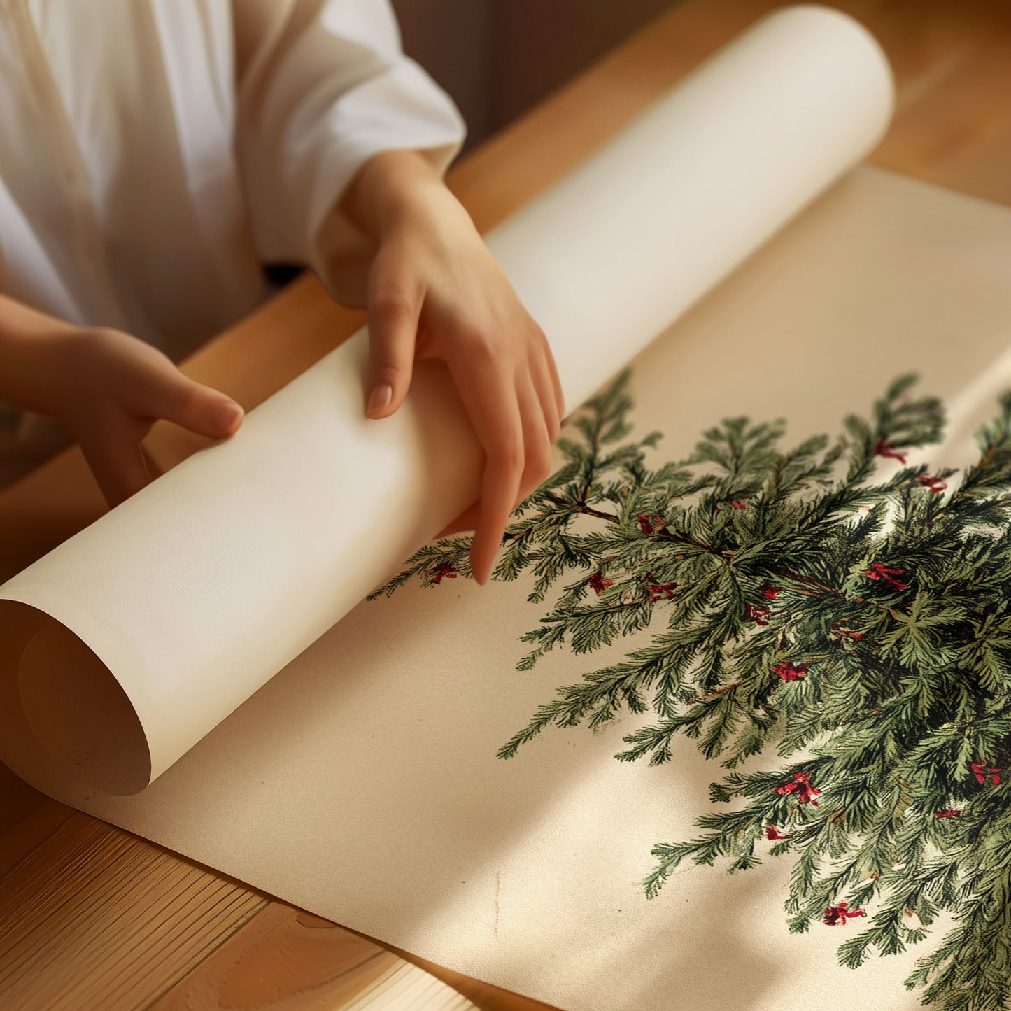 Evergreen Tales In Vintage Cream
