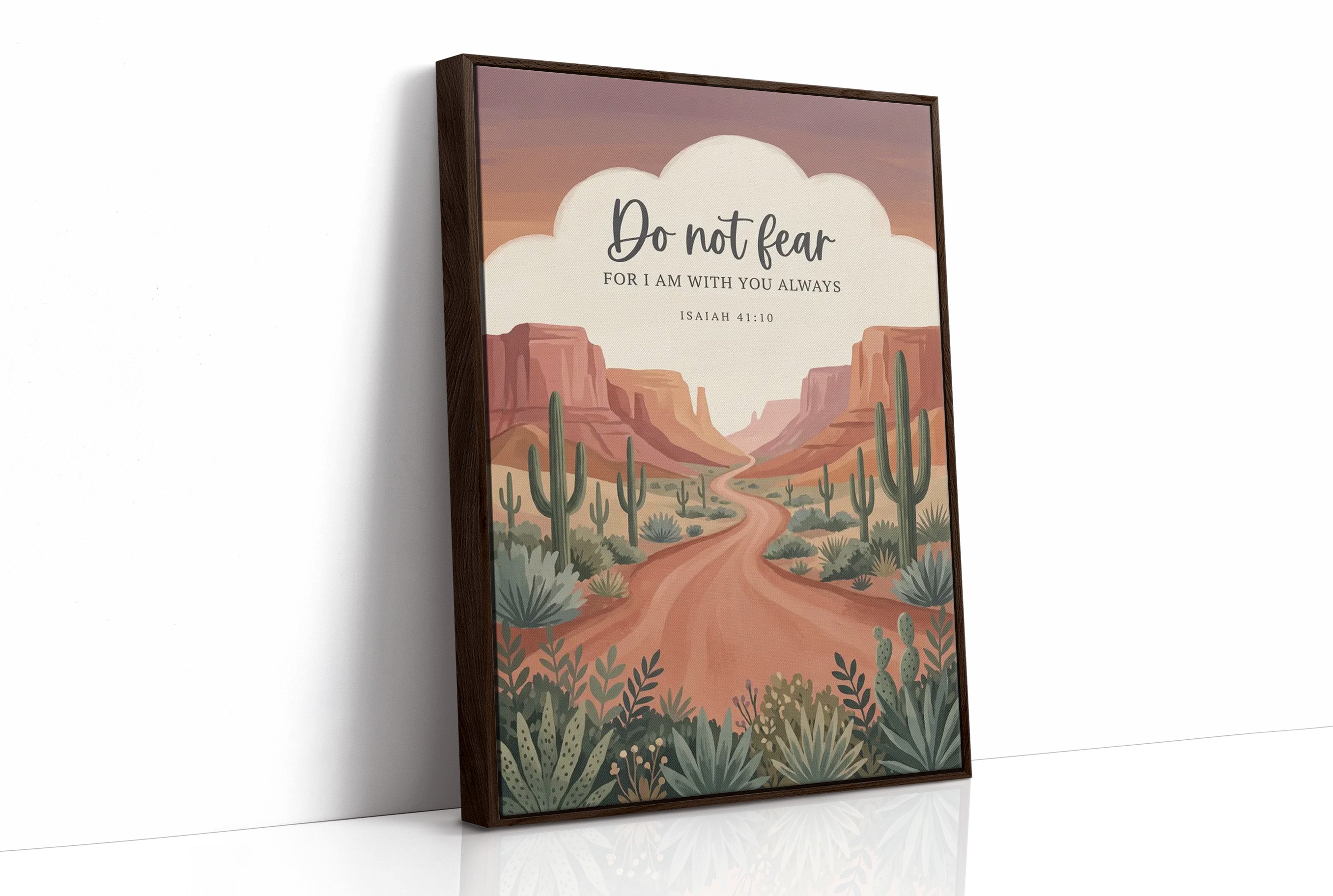 Do Not Fear: Desert Canyon Scripture Print