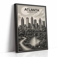 Atlanta in Woodcut