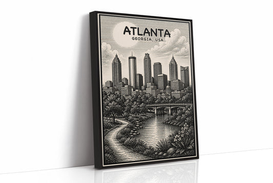Atlanta in Woodcut