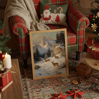 Mountain Deer Find December's Light