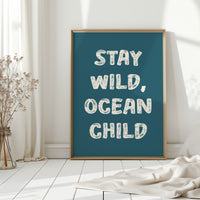 Ocean Letters Carved In Morning