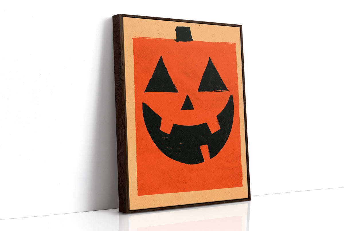 It’s Hip To Be Square, print in a brown wood frame