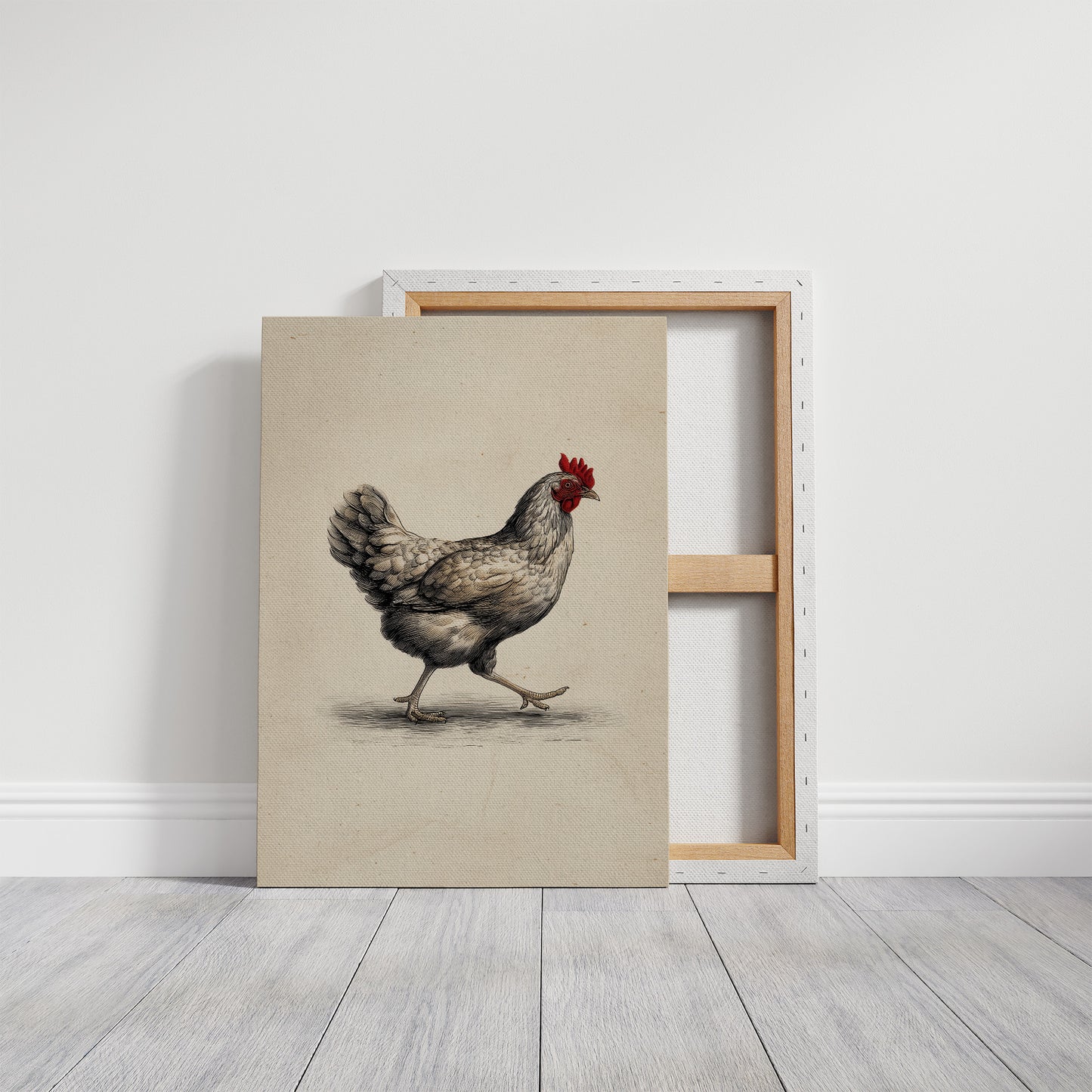 Pastoral Elegance: The Farmyard Patrol