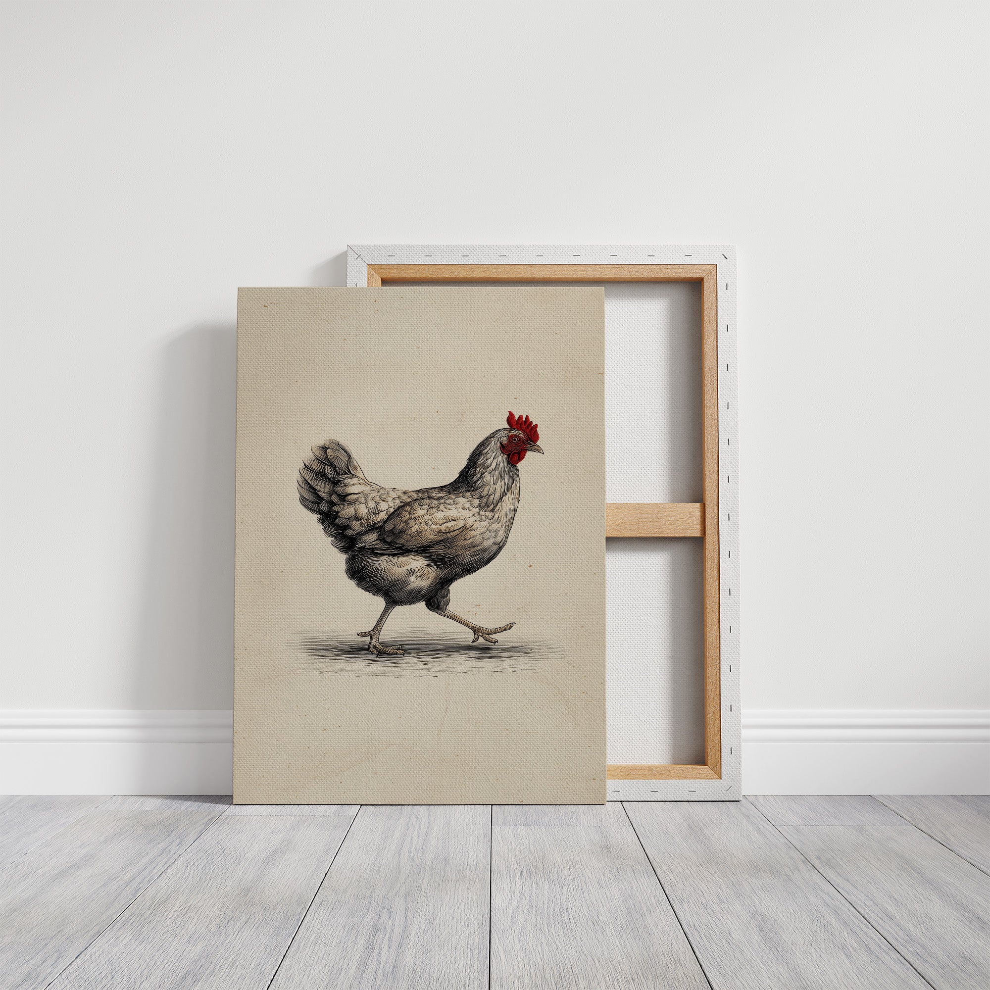 Pastoral Elegance: The Farmyard Patrol