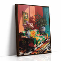 Coral Room, Painted Sofa