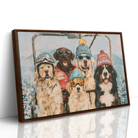 Puppy Joins the Chairlift Crew