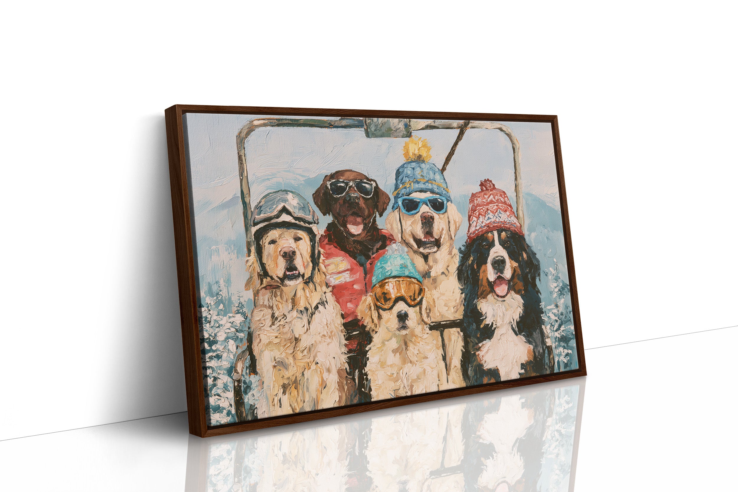 Puppy Joins the Chairlift Crew