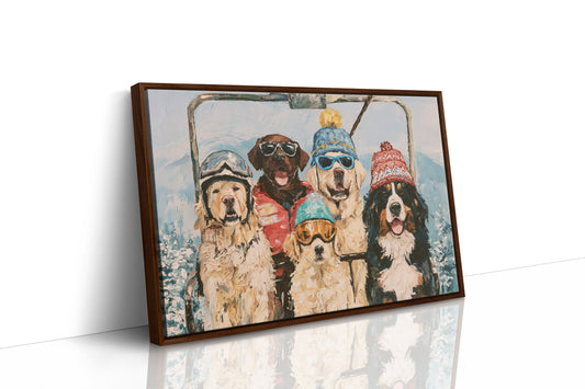 Puppy Joins the Chairlift Crew