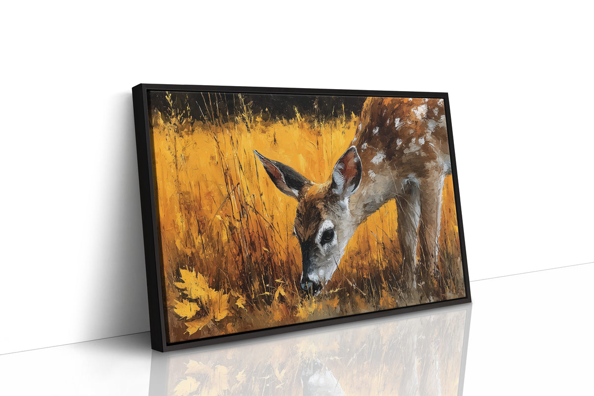 Close-Up Fawn, Mouth Full