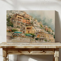 Sunlit Terraces Along Amalfi's Edge