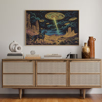 The Arrival Over Monument Valley