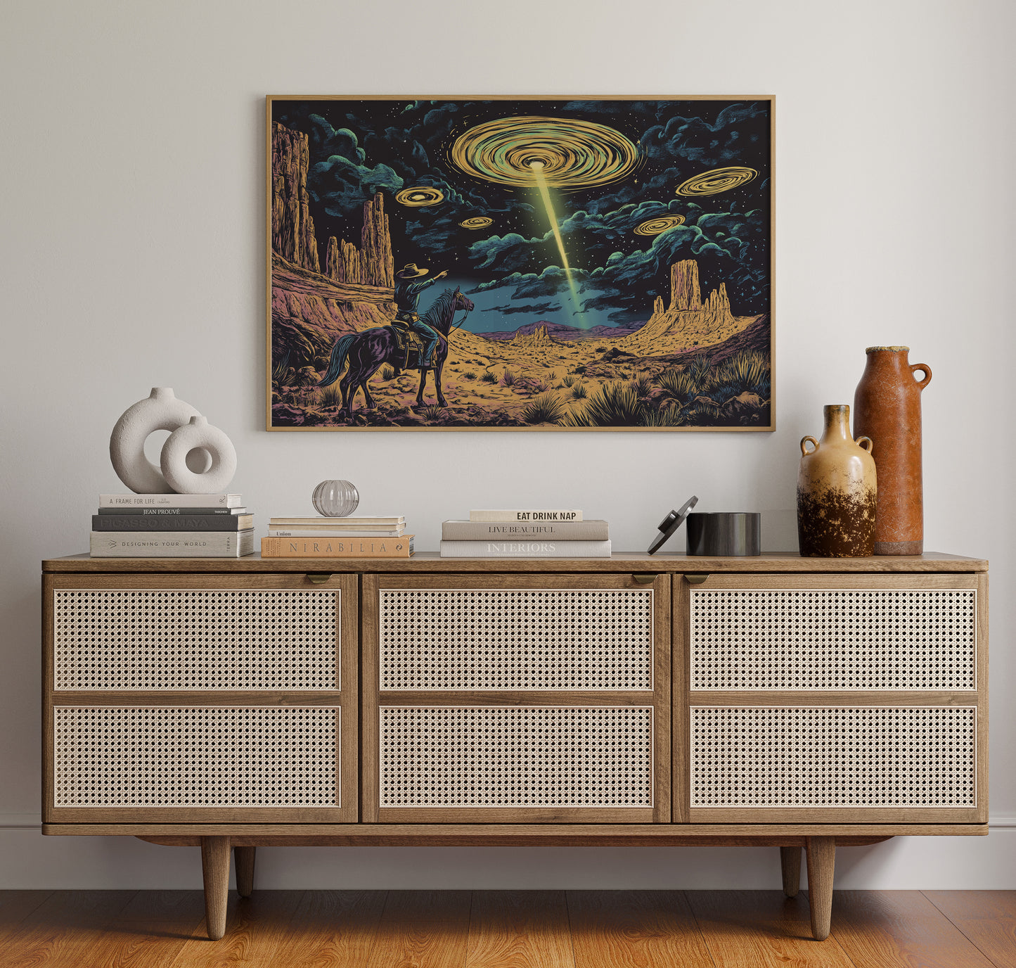 The Arrival Over Monument Valley