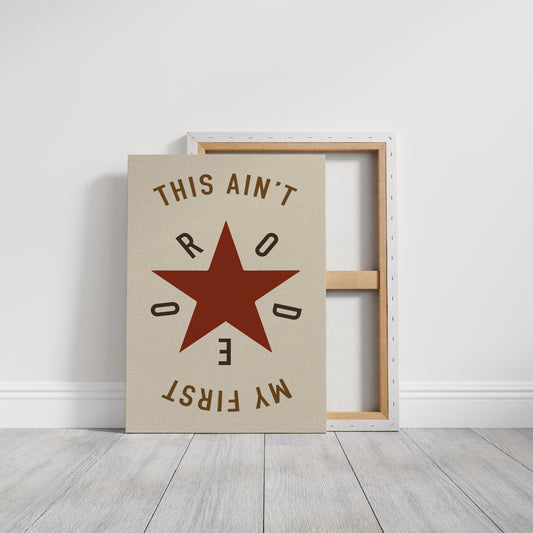 Rodeo Star Western Quote Print