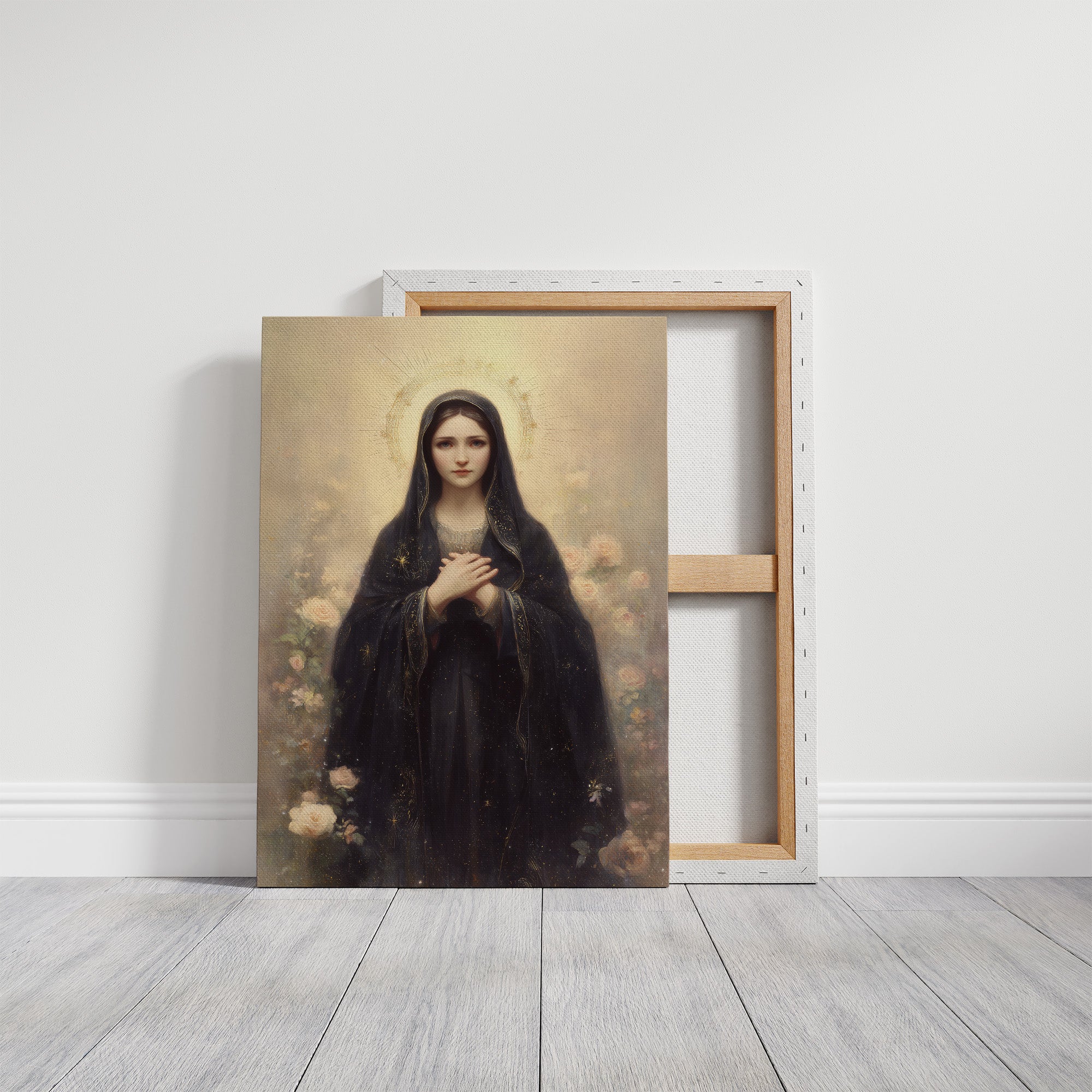 Sacred Light Upon Wooden Table