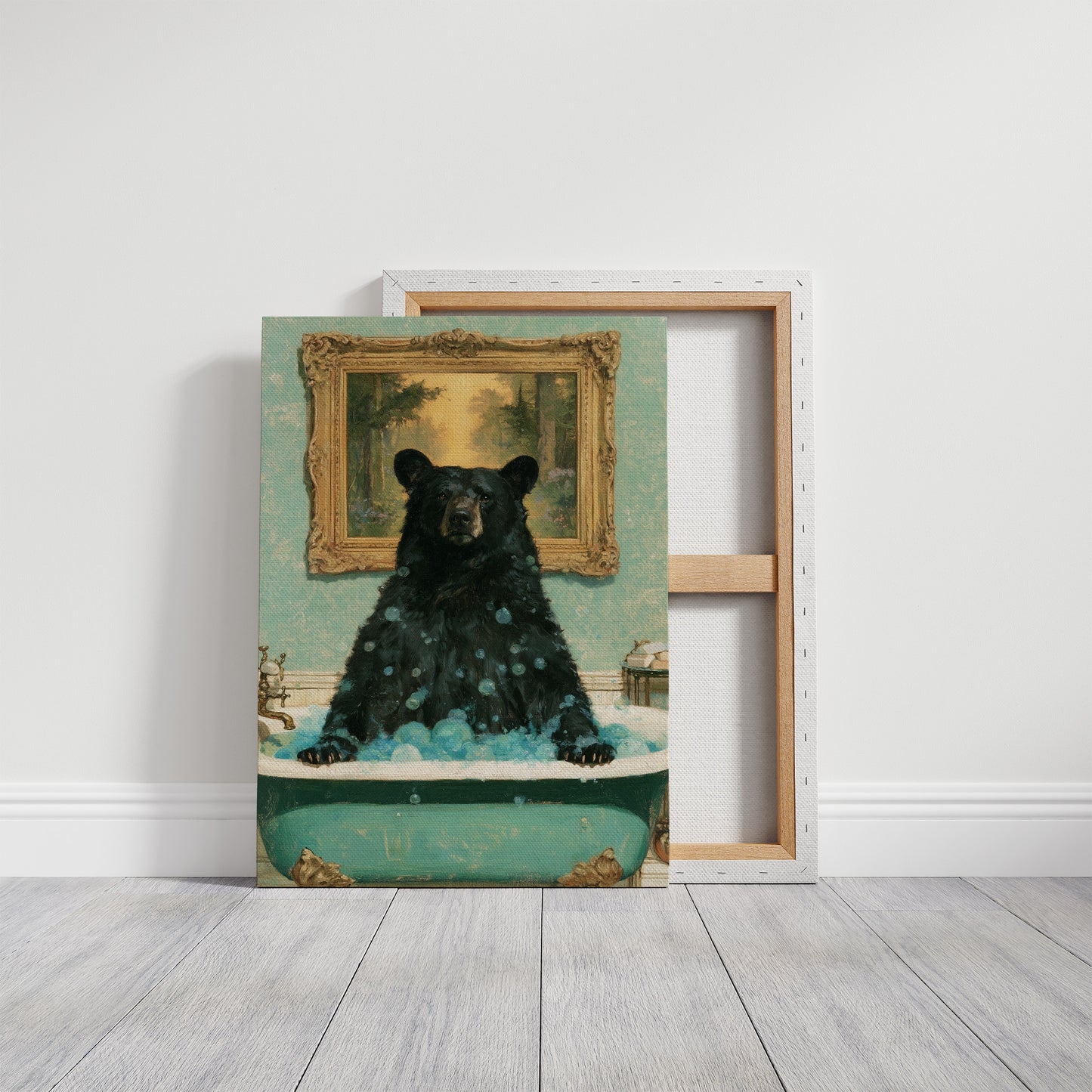 Bear In The Claw Foot Tub