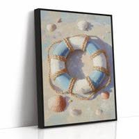 Coastal Memories In Wooden Frame