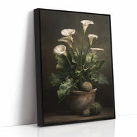 Ivory Blooms In Shadow