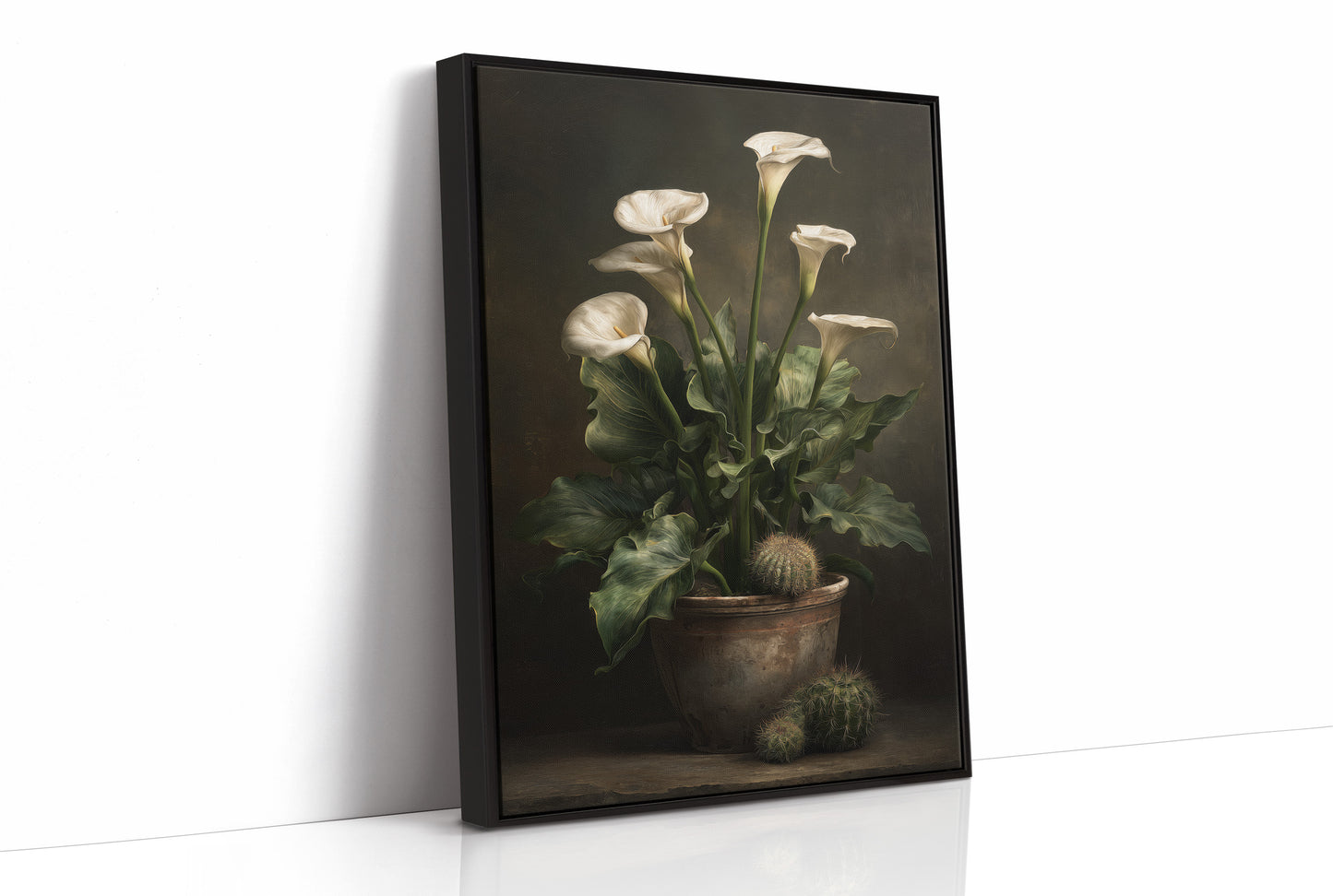 Ivory Blooms In Shadow
