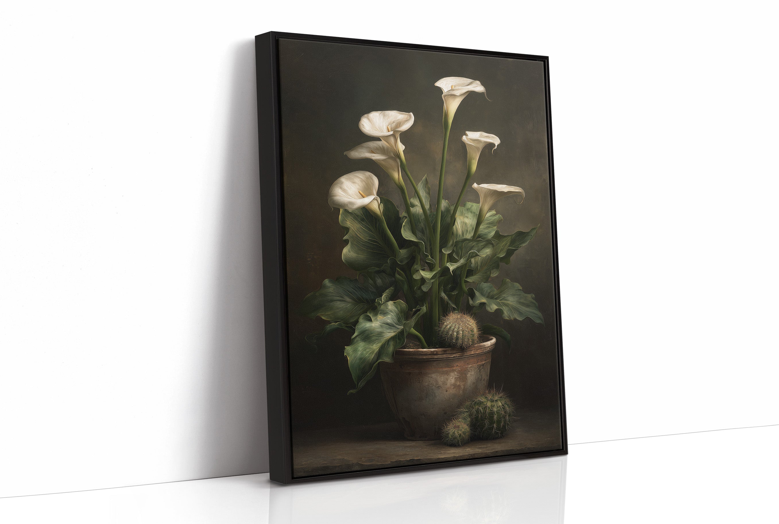 Ivory Blooms In Shadow