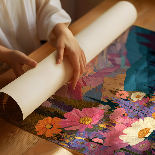 Mountains Cradle Blooming Secrets