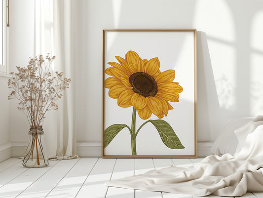 Golden Petals Paint Summer's Portrait