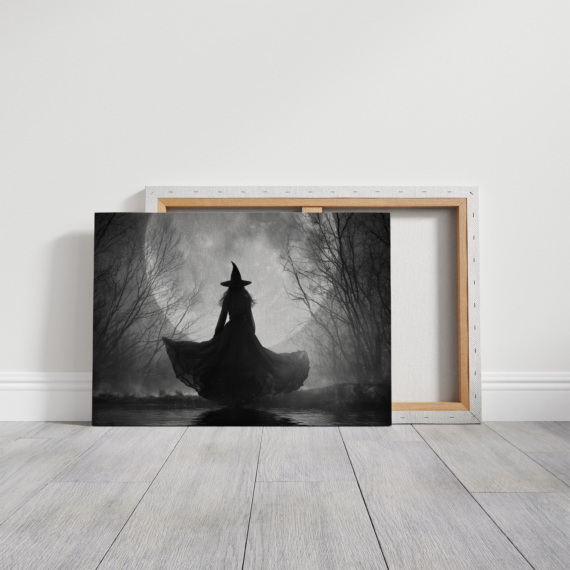 Ancient Spell Under Foggy Branches