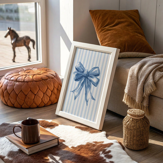 Tied Together in Soft Blues