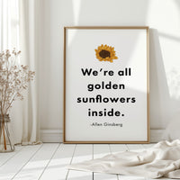 Petals Paint Poetry In Gold