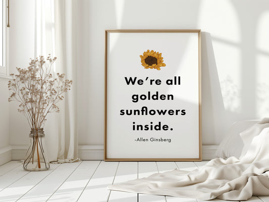 Petals Paint Poetry In Gold